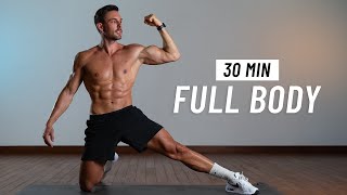 30 Min Full Body Workout  Strength amp Burn Fat No Equipment  No Jumping [upl. by Alexander]