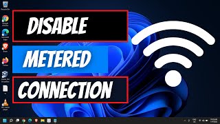 How to Enable or Disable Metered Connection in Windows 1110 [upl. by Nimrac]