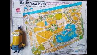 SLOW Summer Park Orienteering series Battersea Park Lomdon long course 28 May 2024 [upl. by Ahsikar]