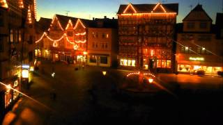 Marktplatz Butzbach weihnachtlich Timelapse [upl. by Inan543]