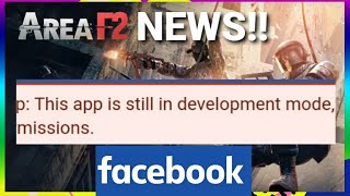 Area F2 News Facebook Developer Mode [upl. by Marji]