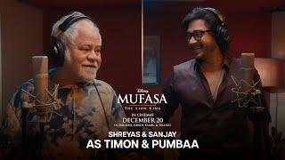 Shreyas amp Sanjay as Timon amp Pumbaa  Mufasa The Lion King  In Cinemas 20 December [upl. by Quinn]