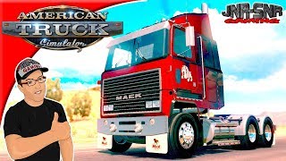 American Truck Simulator MACK Ultraliner Mod Review [upl. by Aileduab703]