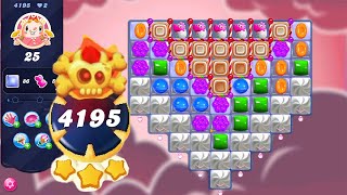 Candy Crush Saga Level 4195 NO BOOSTERS  Legendary Level  3 Stars 🌟🌟🌟 [upl. by Barbi]