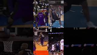 4 NBA Dunks That Made Vince Carter a Dunking Legend nba nbahighligths [upl. by Balkin]