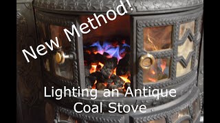 New Way to Light an Antique Coal Stove [upl. by Amis744]