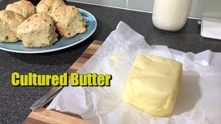 How to Make Cultured Butter at Home [upl. by Siramad]