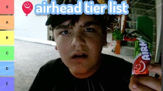 airhead tier list [upl. by Anisamoht]