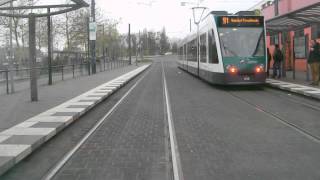 Mitfahrt Straßenbahn Potsdam Linie 93 Glienicker Brücke  Bisamkiez Baustellenbedingt [upl. by Massiw237]