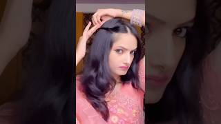 Hairstyle for saree hairstyle hair sareehairstyle trending hairtutorial shorts yt ytshorts [upl. by Boothman]