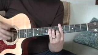 Moondance Guitar Tutorial Part2 [upl. by Ellevehs394]