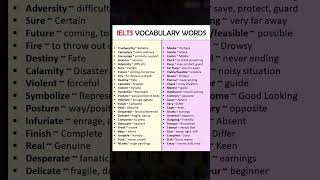 ielts vocabulary with synonyms ielts vocabulary learn 300 essential words for ielts ielts speaking [upl. by Hussein]