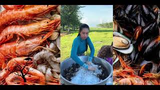 comment cuisiner Une recette de salade de fruits de mer [upl. by Connel606]