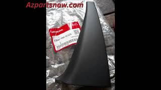 72940S9A013ZAGENUINE HONDA RIGHT REAR DOOR QUARTER INNER GARNISH 72940S9A013ZA Azpartsnowcom [upl. by Mair588]