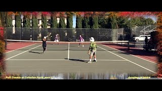 Fall Tennis Doubles at Cahalan Park part 1 October 17 2024 [upl. by Woodberry883]