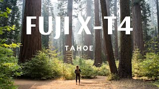 Fuji XT4  Cinematic  Flog  Long GOP  4K  Lake Tahoe California [upl. by Sirovart]