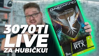 Živý unboxing a testy Gainward RTX 3070Ti  Obří sleva na sto kusů [upl. by Whitaker]