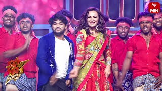 Vayyari Bhama  Rocky Performance  Dhee Celebrity Special  17th April 2024  ETV Telugu [upl. by Almeda]