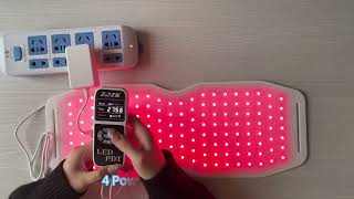 Led Near Infrared Light Treatment Phototherapy Belt Pad for Shoulder Joint Pain Relief Wound Healing [upl. by Eisseb118]