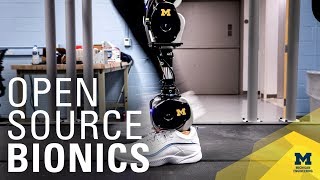 Opensource bionic leg aims to rapidly advance prosthetics [upl. by Retsub309]