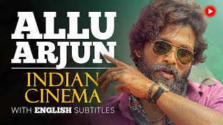 ENGLISH SPEECH  ALLU ARJUN 🇮🇳 Indian Cinema English Subtitles [upl. by Ryon609]