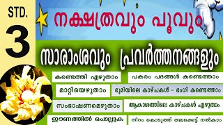 Std3 Malayalam Nakshathravum poovum മലയാളം  നക്ഷത്രവും പൂവും Class 3 Malayalam [upl. by Ahsiryt963]