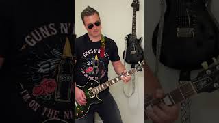 Nightrain 🚂  🌹 Guns N Roses 🌹 Intro 5 slash shorts short guitarlesson [upl. by Inimod434]