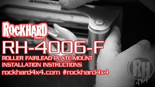 RH4006F – Roller Fairled License Plate Mount – Install Instructions Video by Rock Hard 4x4 [upl. by Fernande824]