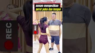 senam mengecilkan perut paha dan lengan🔥 shorts senamaerobic senam [upl. by Lejna]