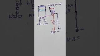 How to makeGeyser timer connectioncircuit diagram electronic youtubeshorts [upl. by Cedar]