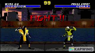 Ultimate MK Trilogy MK1 Scorpion Vs Cyrax [upl. by Norramic]