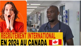 RECRUTEMENT INTERNATIONAL EN SOINS INFIRMIERS QUEBEC RÉGION [upl. by Kcirneh]