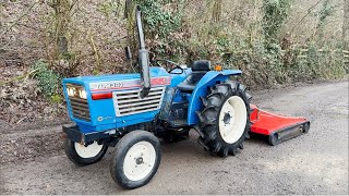 ISEKI TL2301 2WD Compact Tractor amp New 14 Topper Mower [upl. by Ahsinoj91]