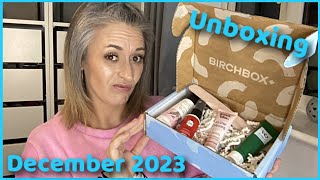 BirchBox December 2023  December 2023 Beauty Box Unboxing  December Monthly Selection [upl. by Radack]