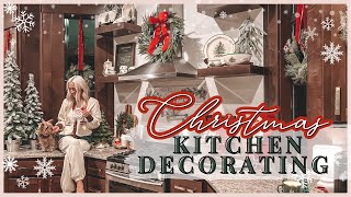 🎄CHRISTMAS DECORATE WITH ME  COZY CHRISTMAS KITCHEN DECORATING IDEAS  CHRISTMAS DECORATIONS 2023 [upl. by Fast]