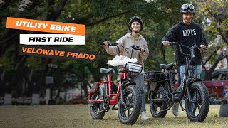 Velowave 750W PRADO S Fat Tire Electric Bike [upl. by Enelyt]