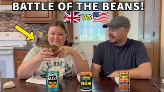 US vs UK Baked Beans Battle Bushs vs Heinz vs Branston  Which One Wins [upl. by Eidua988]