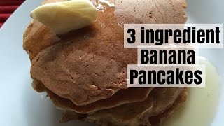 3 Ingredient Banana Pancakes  Episode 238  Baking with Eda [upl. by Anivek623]