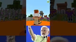 Beta Niche Aao 😂 Modi Ji in Minecraft shorts minecraft [upl. by Keary765]