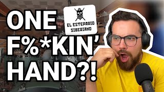 Drummer reacts to mindblowing ONE HANDED DRUMMING FROM EL ESTEPARIO SIBERIANO [upl. by Elhsa189]