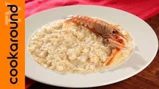 Risotto scampi e champagne  Primo piatto sfizioso [upl. by Crim520]