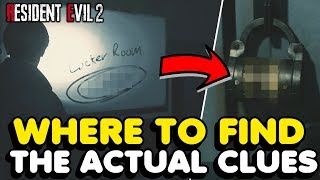 RE2 Remake  Where To Find All Clues For Safes amp Lockers In Resident Evil 2 Remake [upl. by Ebert]