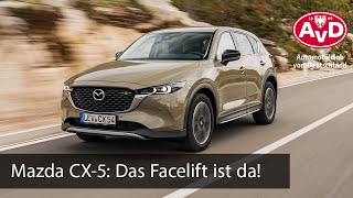 AvD Fahrberichte Mazda CX5 2022  Evolution oder Revolution [upl. by Enneillij]