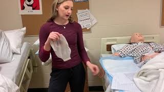 Nursing Assisting Skill VIII Caring for an Ostomy [upl. by Iahc]