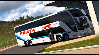 MAPA RBR  R Verde X Curitiba  Vissta Buss DD  Prata ets2 maparbr [upl. by Arualana309]