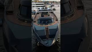 Drone footage of Fort Lauderdale Marina sunset [upl. by Acinor]