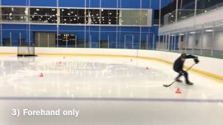 6 skating progression hockey drills [upl. by Aimat446]