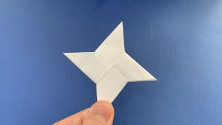 Ninja Ster Vouwen Makkelijk  Origami Ninja Ster  Hoe maak je Papier Shuriken [upl. by Naghem190]