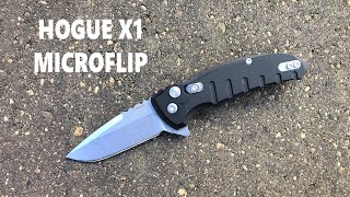 HOGUE X1 MICROFLIP POCKET KNIFE  HOGUE KNIVES USA [upl. by Stralka]