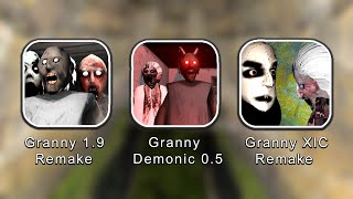 All Latest Update Car Escape  Granny XIC Remake 065 Vs Granny 19 Remake Vs Granny Demonic 05 [upl. by Bellamy974]